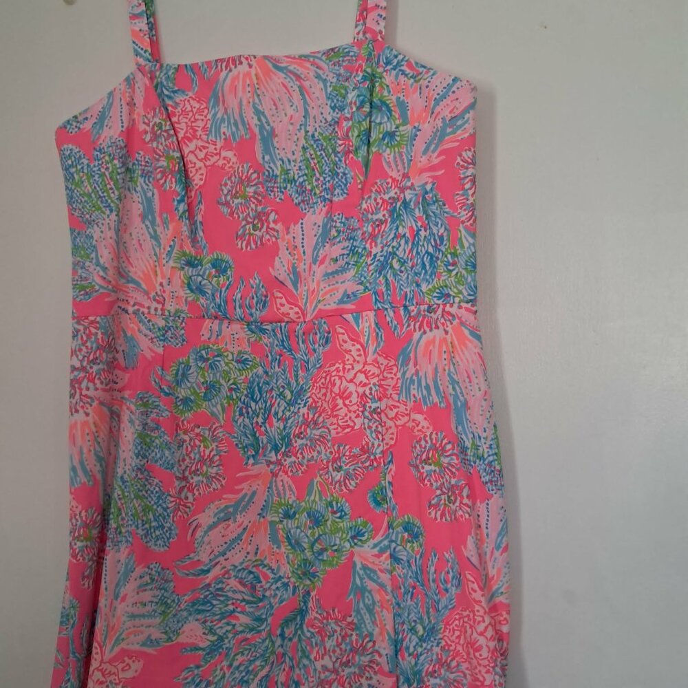 Lilly Pulitzer Lawless Romper Prosecco Pin Seaing Things Sz 14 XL NWT $168